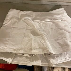 White Lululemon Tennis Skirt